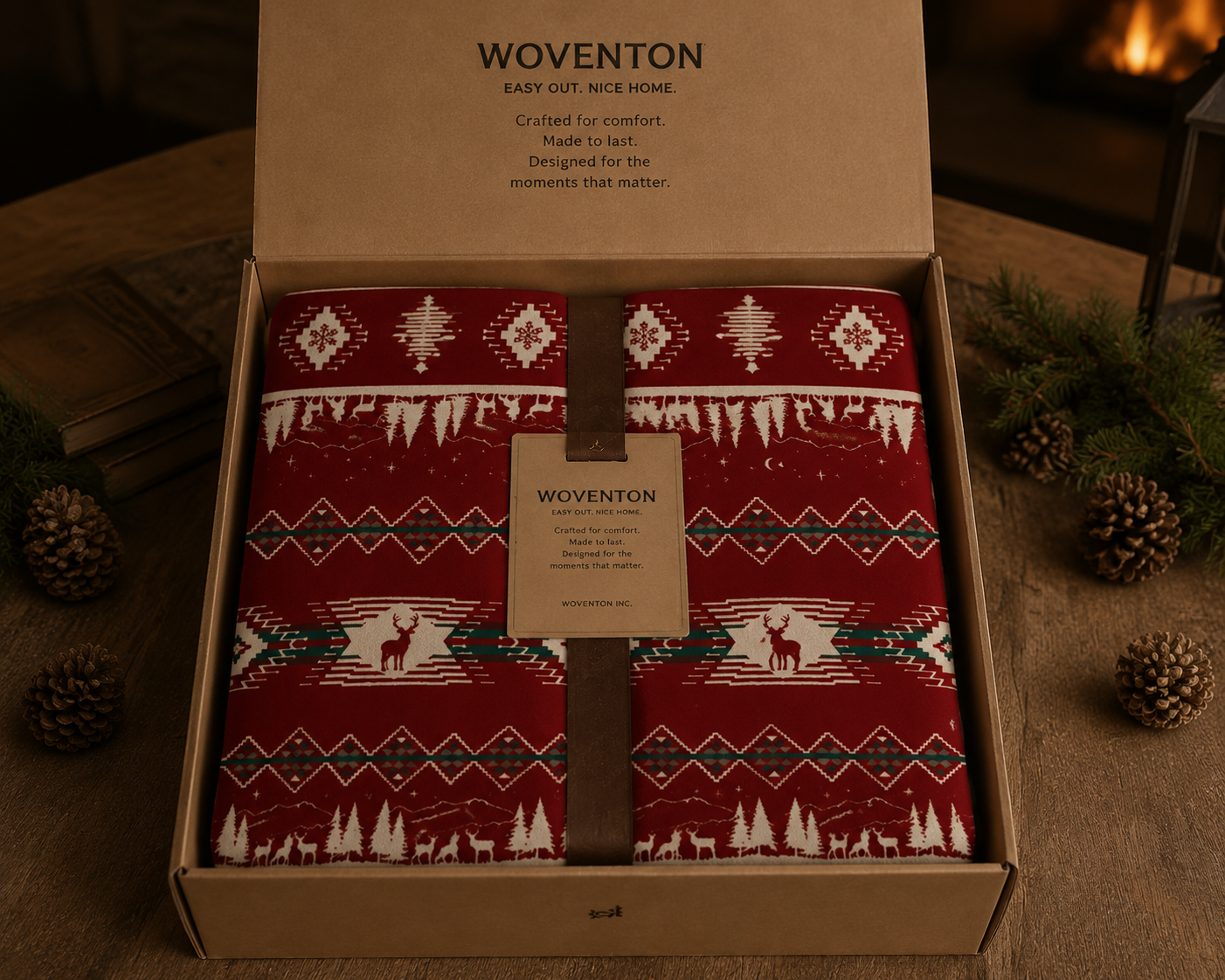 North Star Wool Blend Blanket | 2026 Holiday Edition