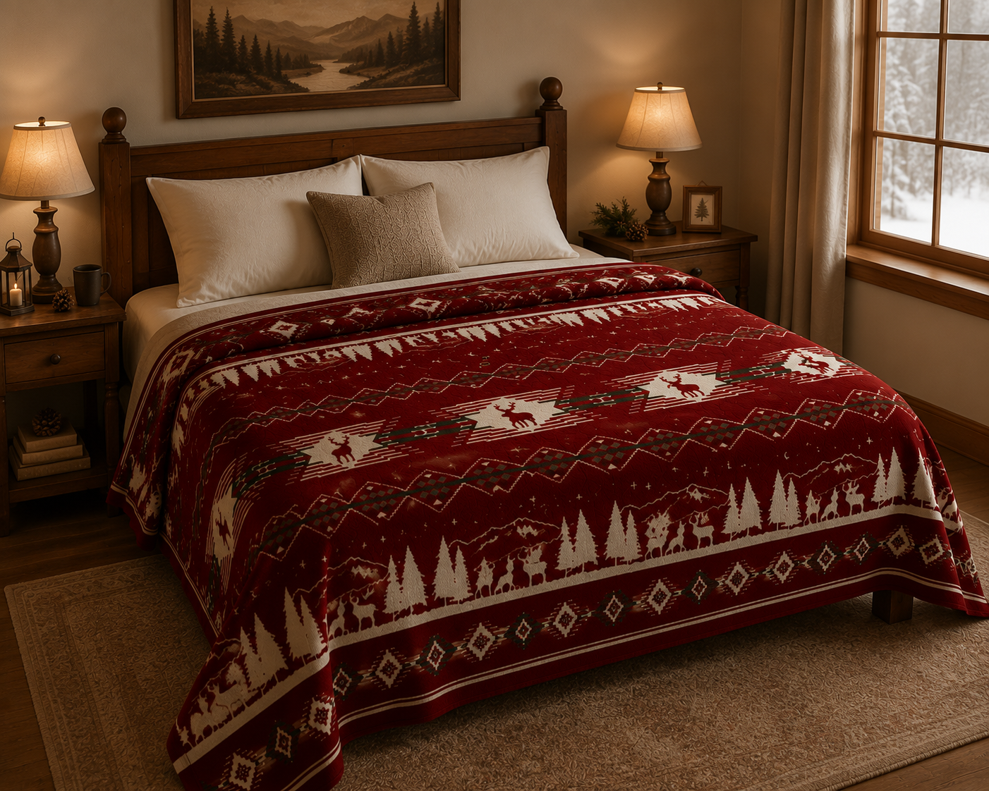 North Star Wool Blend Blanket | 2026 Holiday Edition